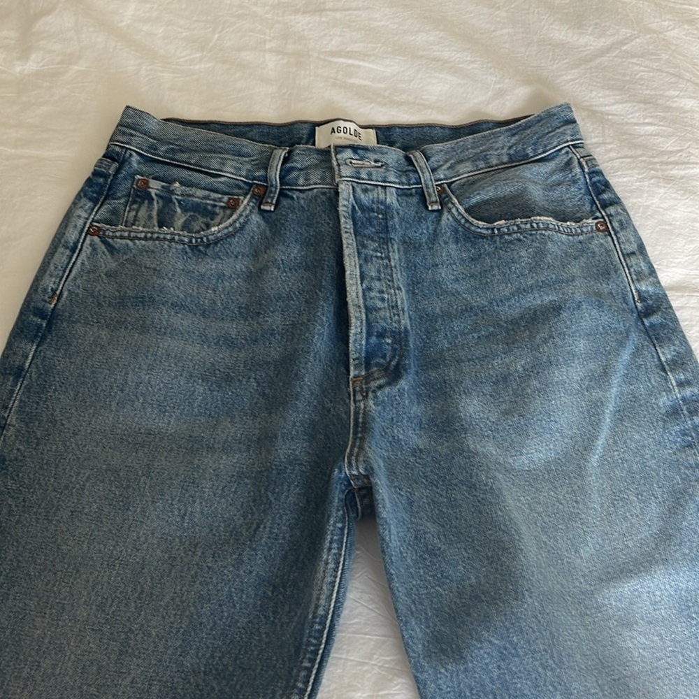 Agolde Riley High Rise Crop Jeans Size 29 NWOT - Picture 4 of 4